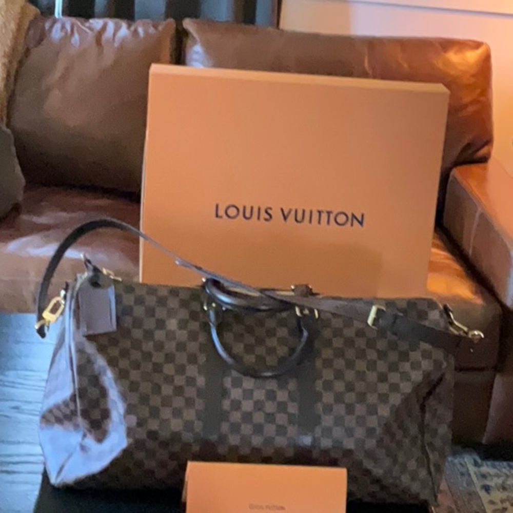 Louis Vuitton Damier Ebene Keepall Bandoulière 45